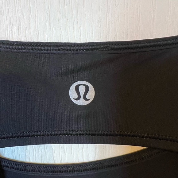Lululemon Long Sleeve Sheer Top Black Size 6/8 - Picture 2 of 5
